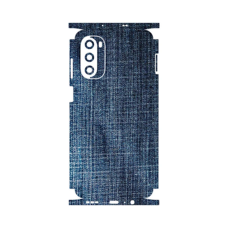 برچسب پوششی ماهوت مدل Fabric Texture 3-FullSkin مناسب برای گوشی موبایل موتورولا Moto G52