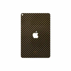 MAHOOT Glossy-Brown-Fiber Cover Sticker for Apple iPad mini GEN 5 2019 A2133