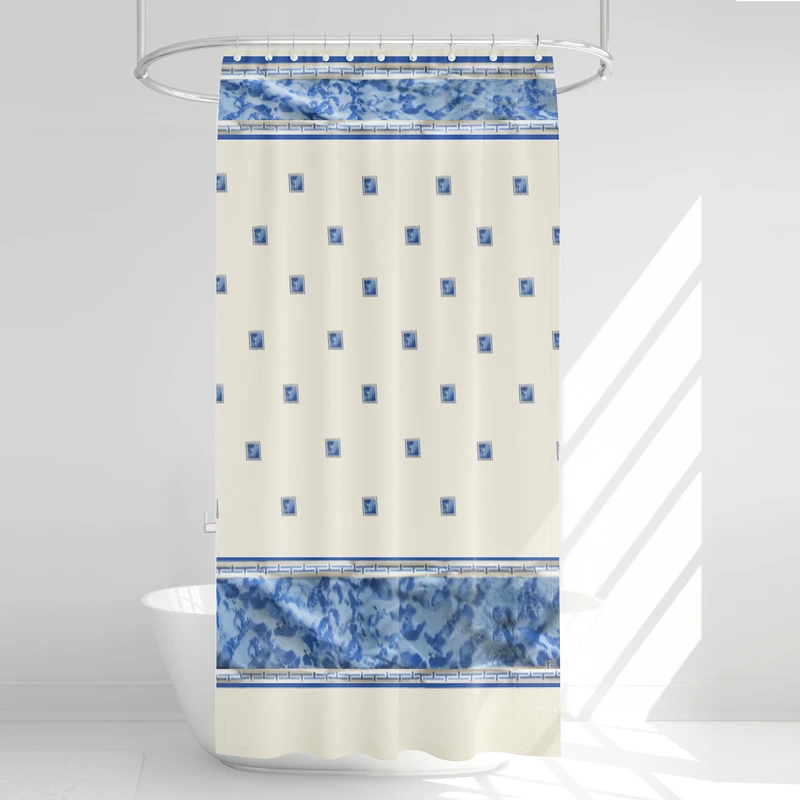 پرده حمام آرمیتا کد W019 سایز 180 × 200 سانتی‌ متر