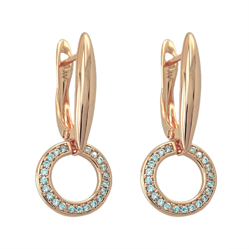 گوشواره زنانه ژوپینگ مدل دایره کد E4055 گوشواره زنانه ژوپینگ مدل دایره کد E4055