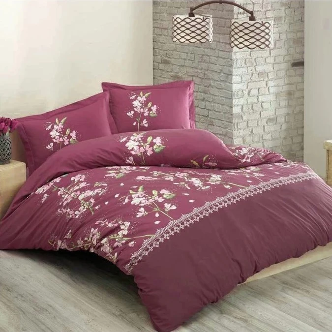 سرویس ملحفه دو نفره 4 تکه کلسی مدل Faralya