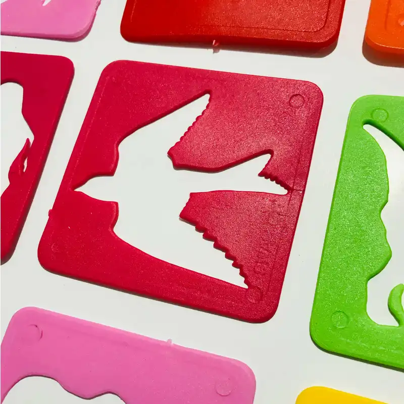 شابلون مدل حیوانات کد 7 مجموعه 12 عددی