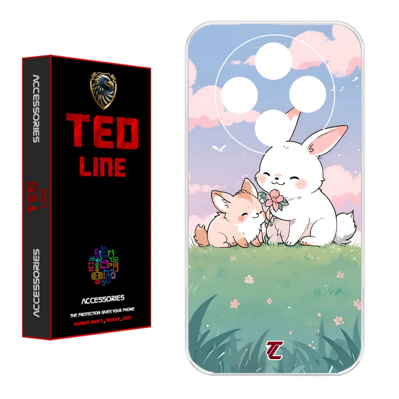 کاور تدلاین طرح خرگوش کد 1184 مناسب برای گوشی موبایل شیائومی Redmi 14C / Poco C75