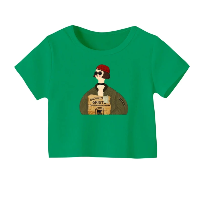 کراپ‌ تی‌شرت آستین کوتاه زنانه مدل ماتیلدا