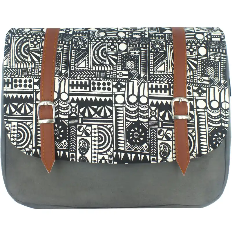 کیف رودوشی طرح هندسی مدل 2555