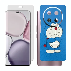 Glass Together model matte screen protector suitable for Honor X9c mobile phone with back cover sticker