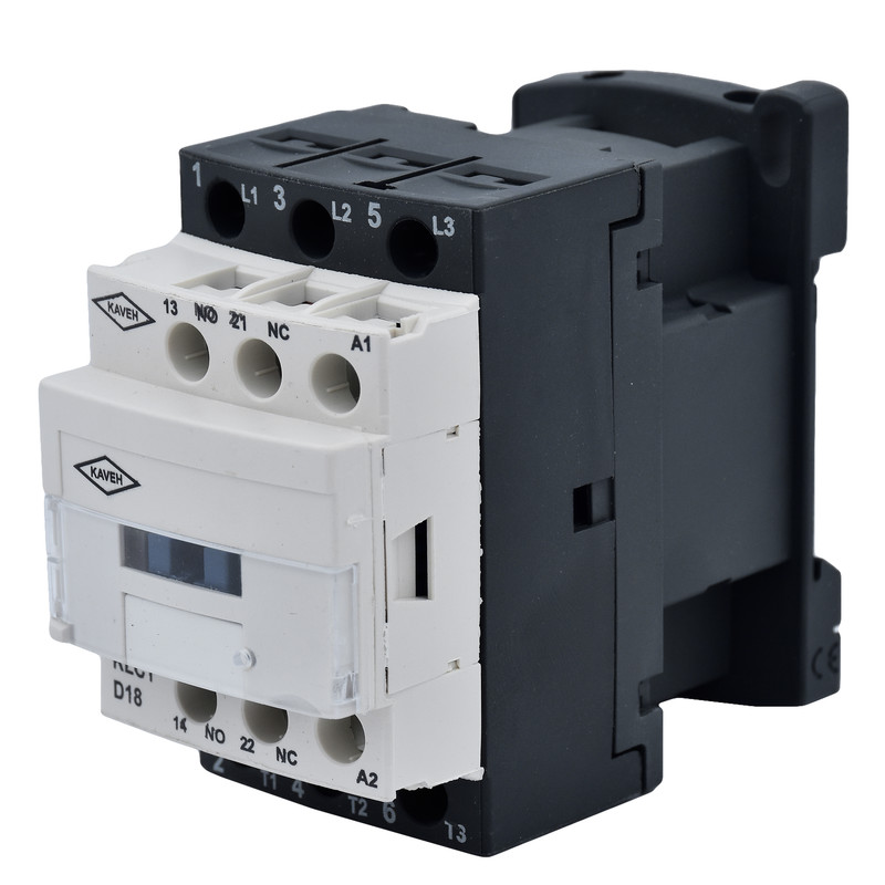 کنتاکتور سه فاز 6 آمپر کاوه مدلD06-10
