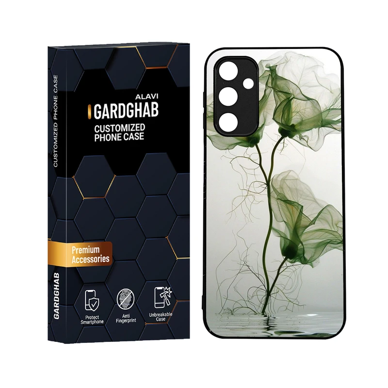 کاور گارد قاب علوی مدل دورژله ای هنری مناسب برای گوشی موبایل سامسونگ Galaxy A24