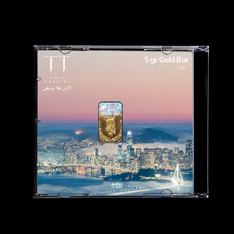 شمش طلا 18 عیار گالری طلا توسطی مدل F63A0C