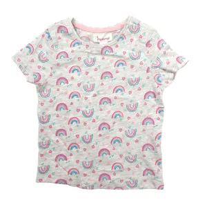 تی شرت آستین کوتاه دخترانه ایمپی دیمپی مدل رنگین کمان