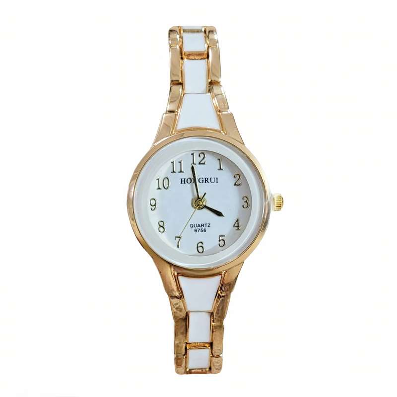 ساعت مچی عقربه ای دخترانه مدل هانگروی طرح سرامیکی کد 1 ساعت مچی عقربه ای دخترانه مدل هانگروی طرح سرامیکی کد 1