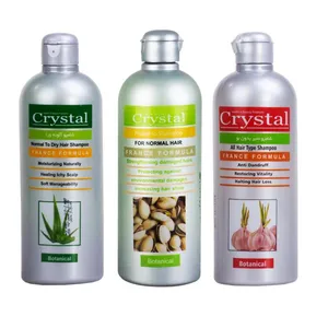 شامپو مو کریستال مدل پسته آلوئه ورا حجم 400 میلی لیتر مجموعه 3 عددی