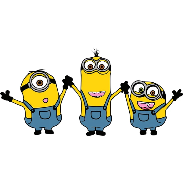  استیکر پارچه و لباس پاد آفرین طرح مینیون ها کد 4864