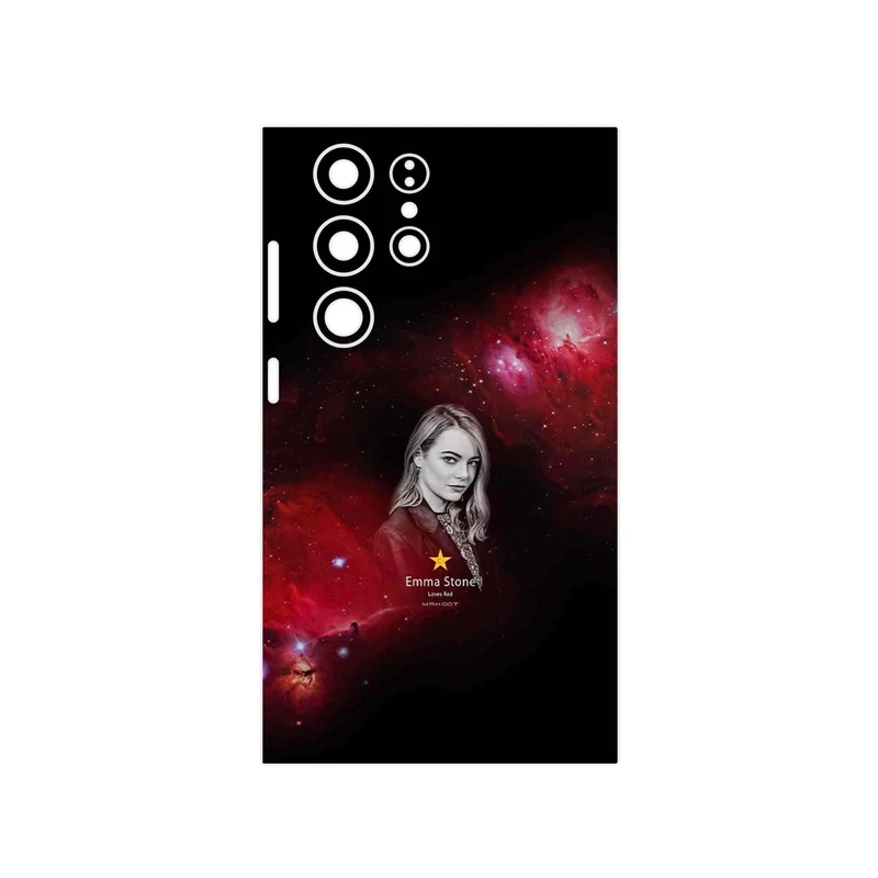 برچسب پوششی ماهوت مدل Emma Stone مناسب برای گوشی موبایل سامسونگ Galaxy S23 Ultra