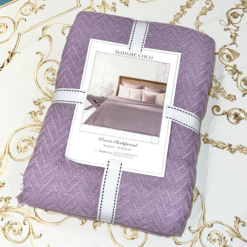 روتختی مادام کوکو طرح بافت دو نفره سایز 220x240 سانتی متر