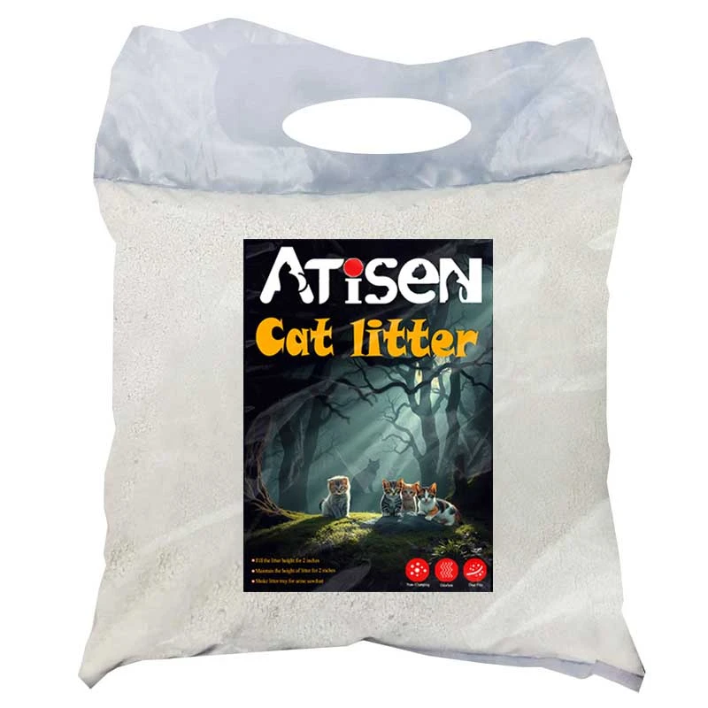 خاک بستر گربه آتیسن مدل گرانول کد R28-06 وزن 6 کیلوگرم