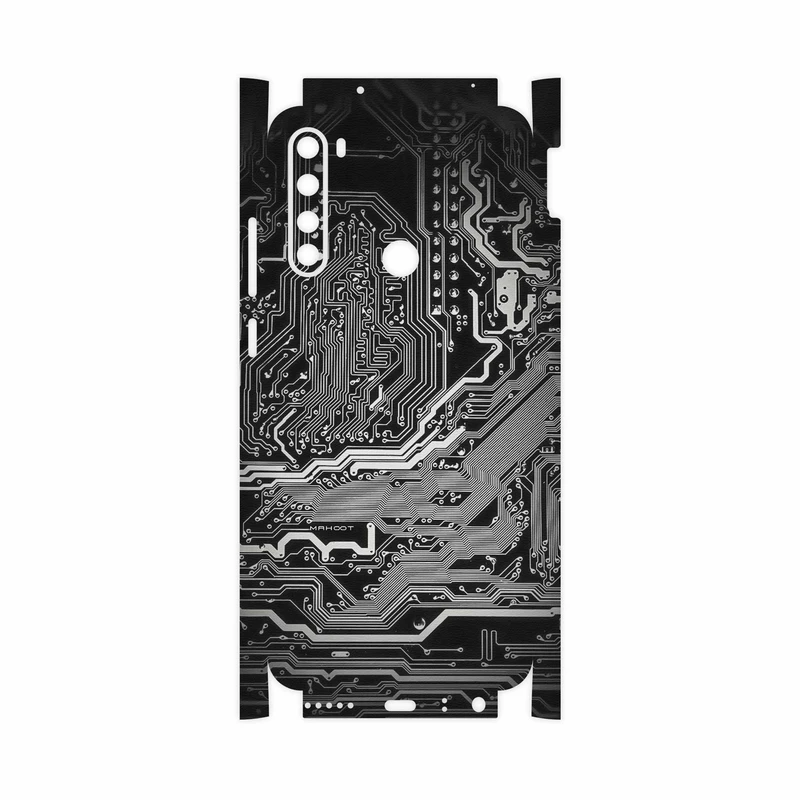 برچسب پوششی ماهوت مدل Black Printed Circuit Board-FullSkin مناسب برای گوشی موبایل شیائومی Redmi Note 8T