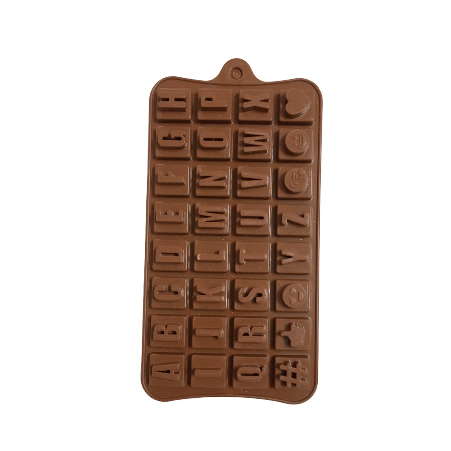 قالب شکلات مدل حروف کد 98