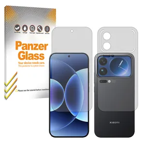 Panzer Glass Matte Full-Adhesive Screen Protector model suitable for Xiaomi 17 Pro mobile phone along with the back protector