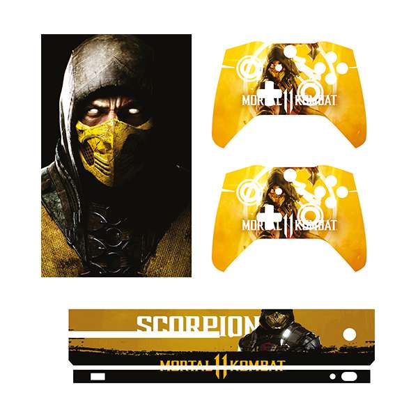  برچسب Xbox one s توییجین وموییجین مدل Scorpion 01 مجموعه 5 عددی
