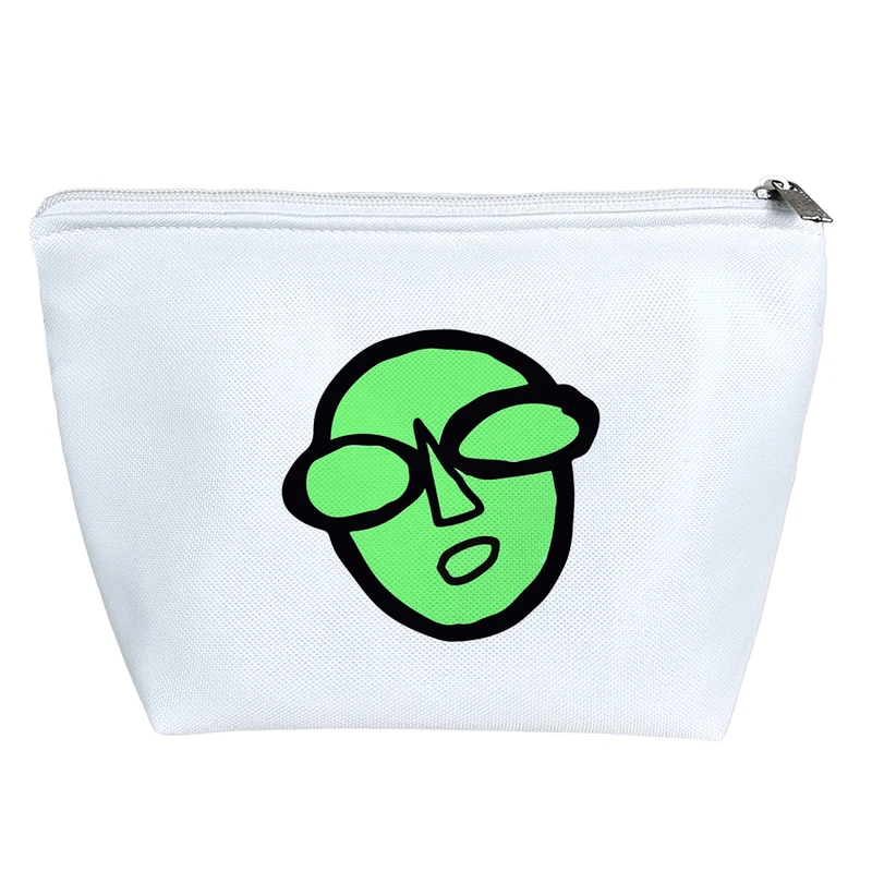 کیف لوازم آرایش دخترانه خندالو مدل شکلک سبز کد 8813