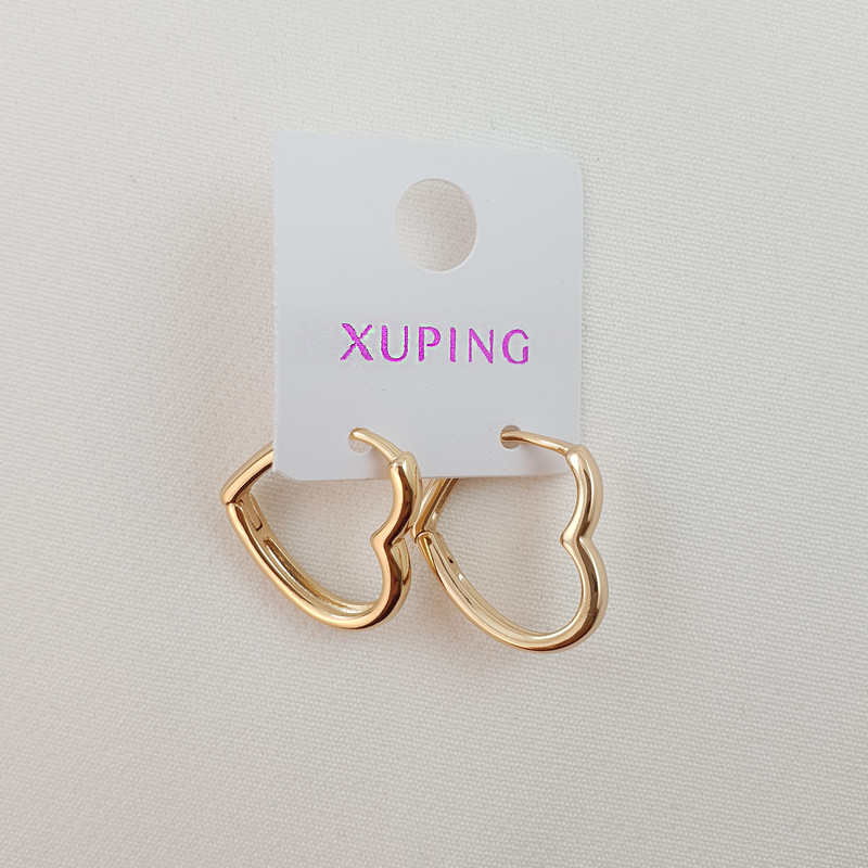 گوشواره زنانه ژوپینگ مدل قلب کد G20