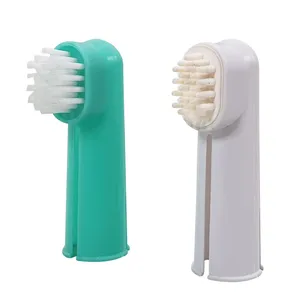 مسواک سگ و گربه نوبی مدل انگشتی بسته دو عددی