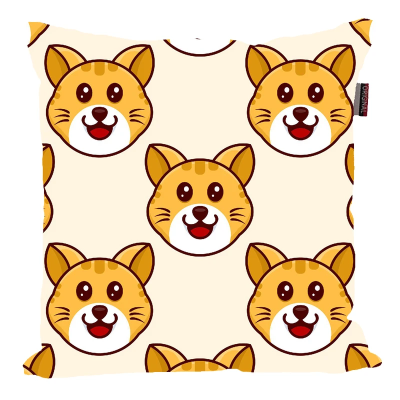 کوسن ناریکو مدل فانتزی طرح گربه کد 01044