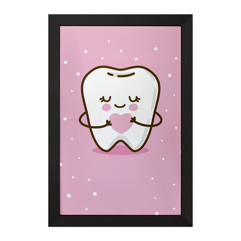 تابلو خندالو مدل دندان و دندان پزشکی کودکانه کد 36724