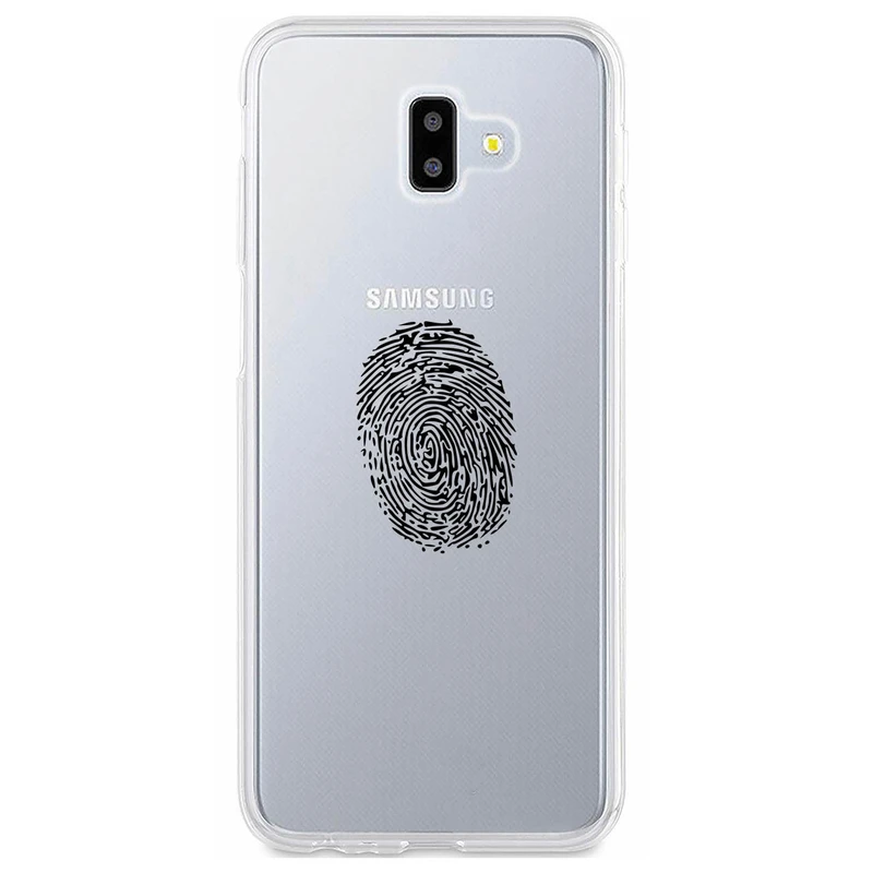 کاور مگافون طرح اثر انگشت مدل C62-B مناسب برای گوشی موبایل سامسونگ Galaxy J6 Plus