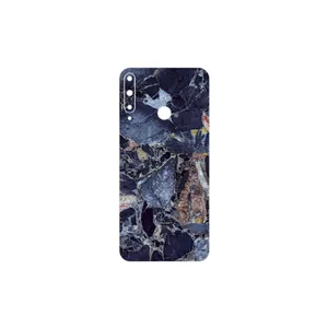 MAHOOT Broken black marble Cover Sticker for Huawei Y7p