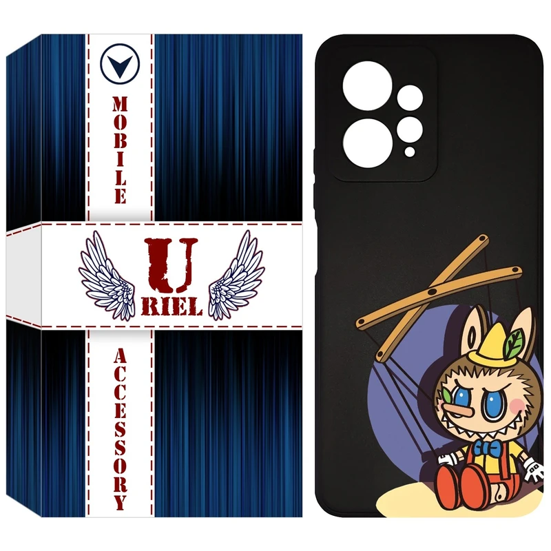 کاور یوریل قاب مدل KSH کد 108 طرح عروسک لبوبو مناسب برای گوشی موبایل شیائومی Redmi Note 12 4G