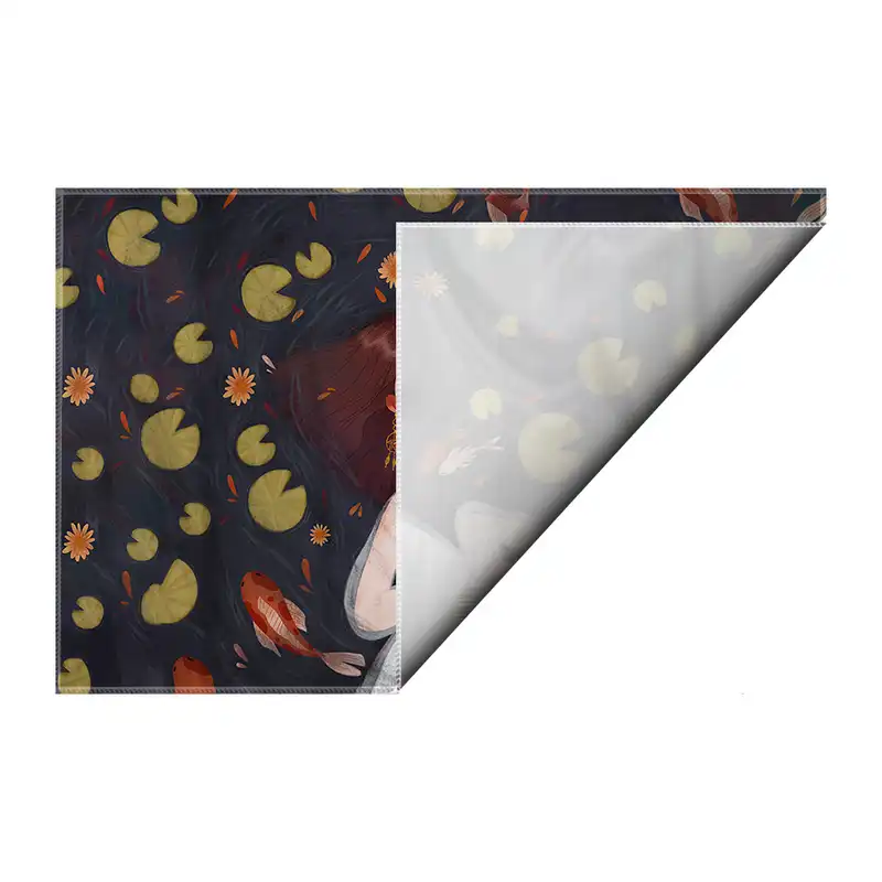 کاغذ کادو ترمه طراحان ایده مدل دختر و مرداب کد cfp1400