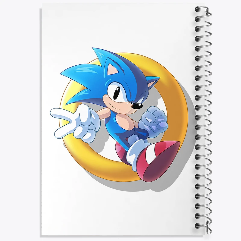 دفتر نقاشی 50 برگ خندالو طرح سونیک (Sonic) کد 37039
