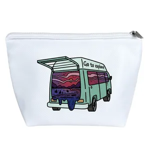 کیف لوازم آرایش دخترانه خندالو مدل ماشین و غروب کد 5573