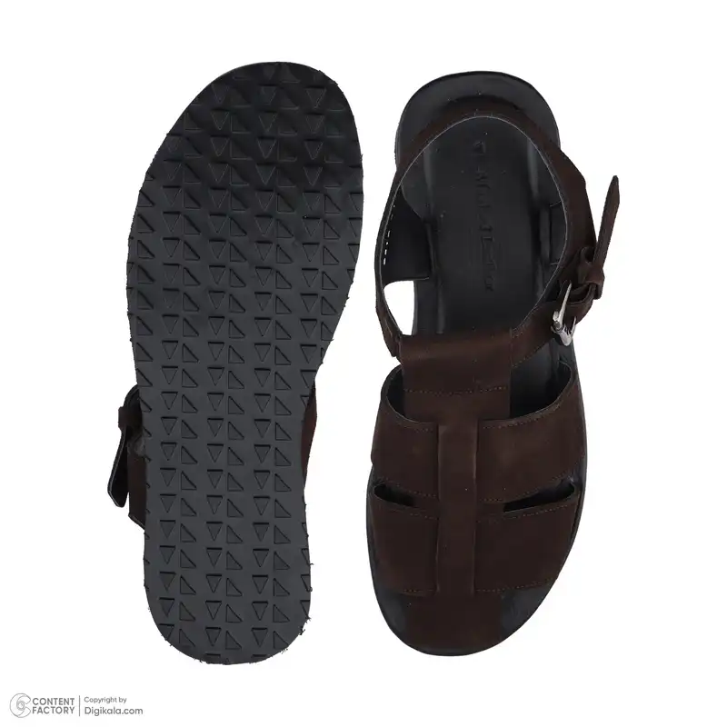صندل مردانه چرم مشهد مدل J6216-088