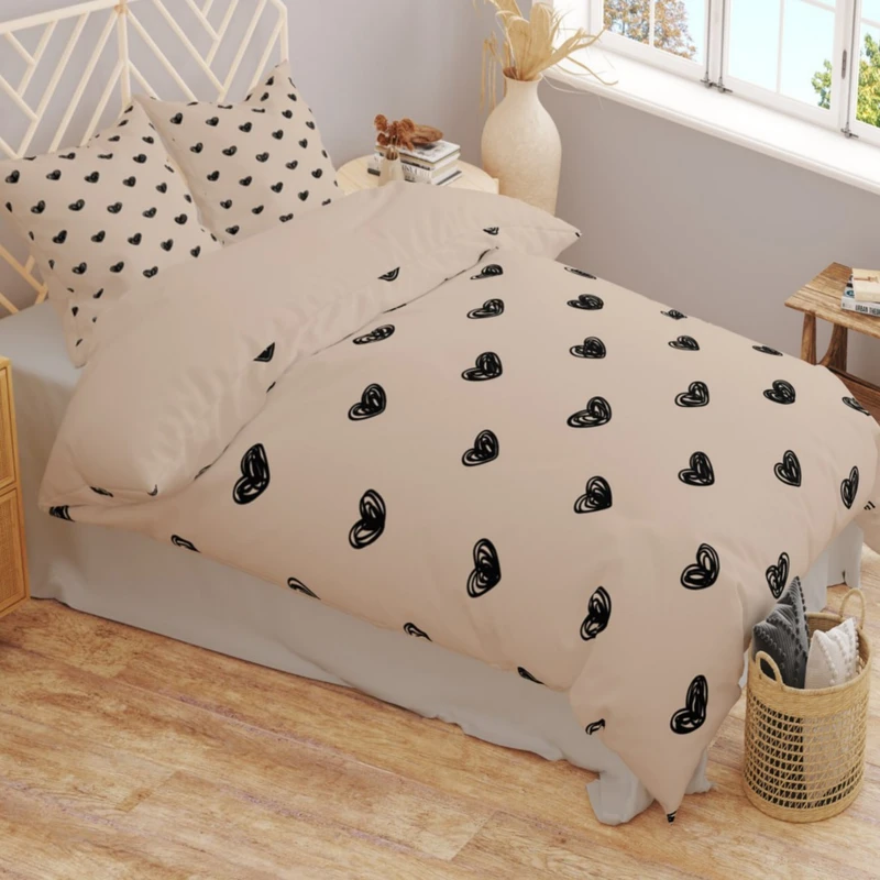 سرویس خواب 1 نفر 4 تکه مدل قلبی کد 859