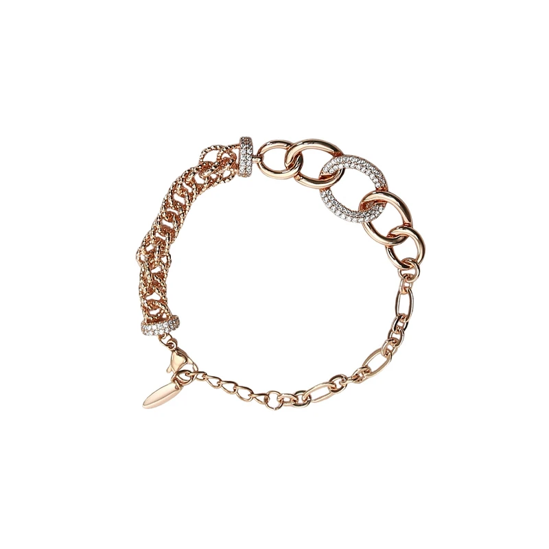 دستبند زنانه ژوپینگ مدل حلقه نگین دار کد 101000300