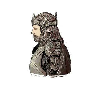 استیکر لپ تاپ و موبایل مدل سریال طرح ارباب حلقه ها The Lord of the Rings کد 4983