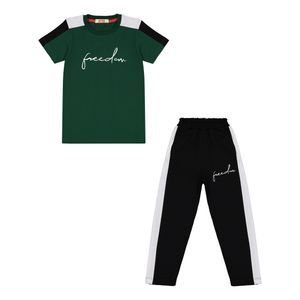 ست تی شرت و شلوار پسرانه مادر مدل 350