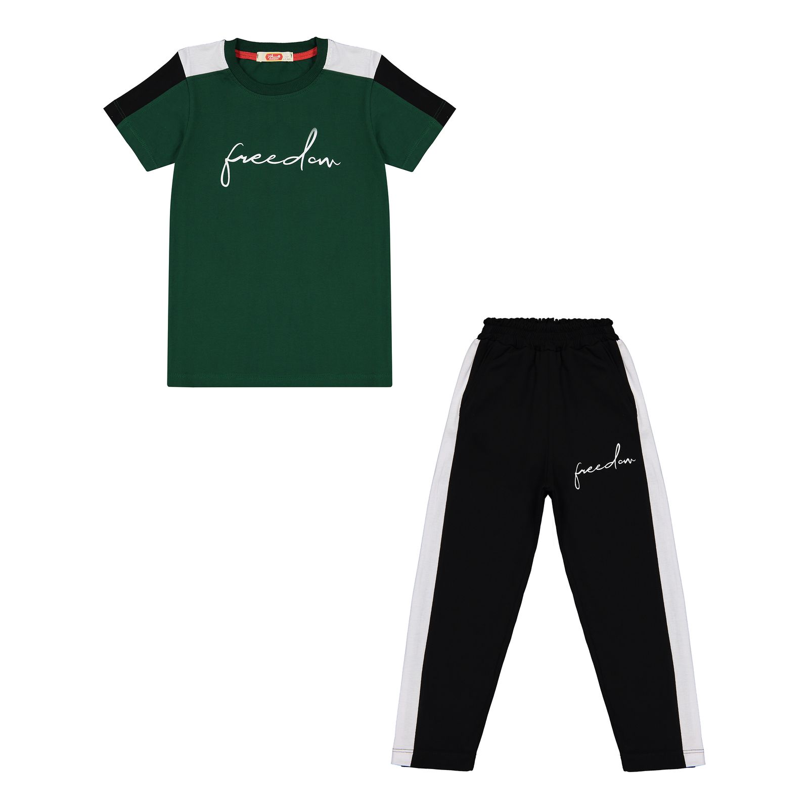 ست تی شرت و شلوار پسرانه مادر مدل 350 - - 2