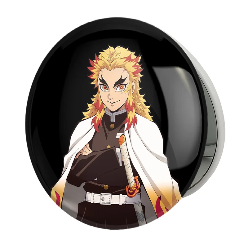 آینه جیبی خندالو طرح کیوجورو رنگوکو انیمه شیطان کش مدل تاشو کد 10102 