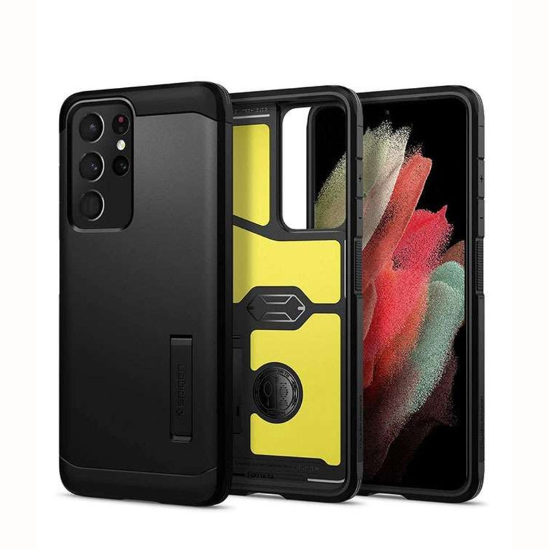 کاور اسپیگن مدلTough Armor مناسب برای گوشی موبایل سامسونگ Galaxy S21 Ultra