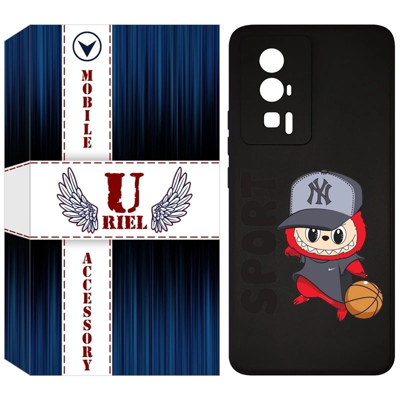 کاور یوریل قاب مدل KSH کد 148 طرح عروسک لبوبو مناسب برای گوشی موبایل شیائومی Poco F5 Pro / Redmi K60 / K60 Pro