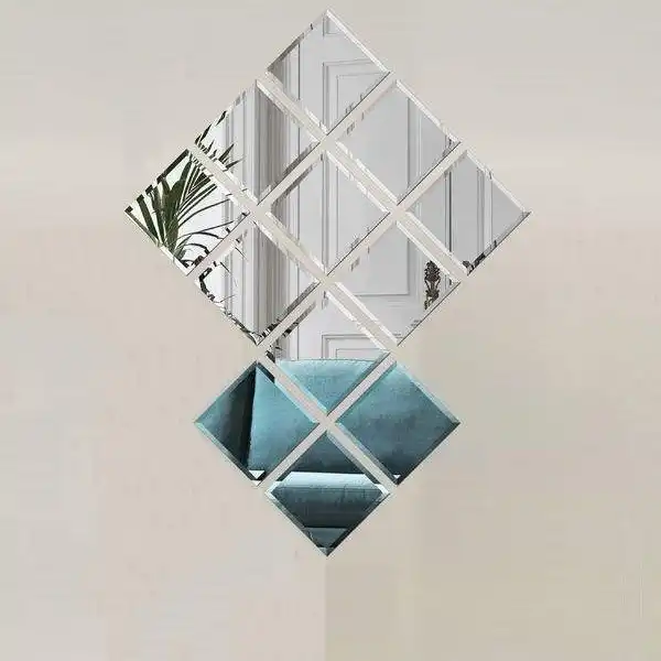 آینه دکوراتیو مدل زیگزاگ کد 0204