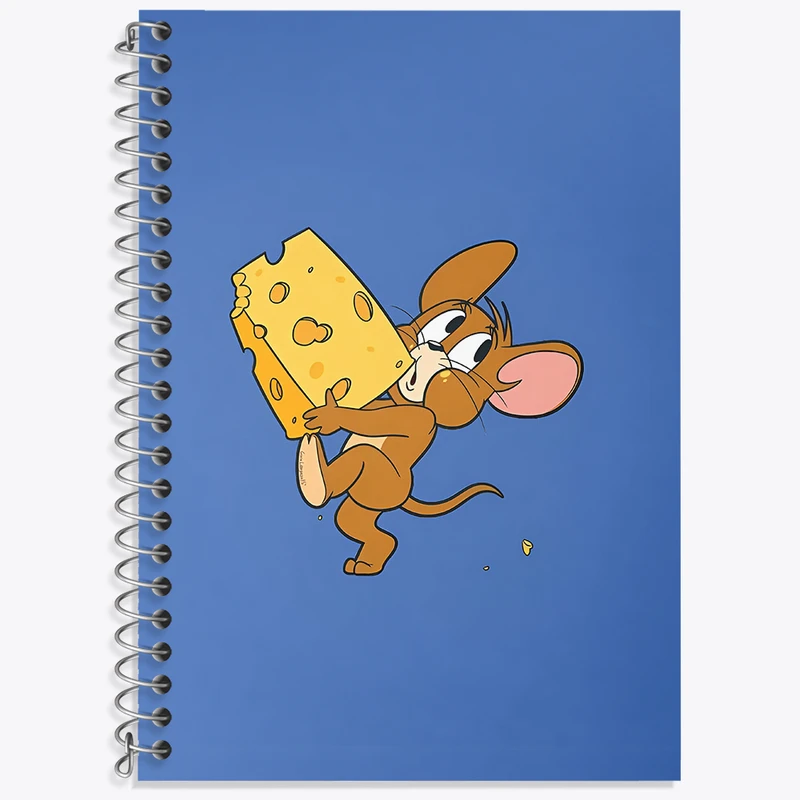 دفتر زبان 50 برگ خندالو مدل سه خط طرح جری (Jerry) کد N2488