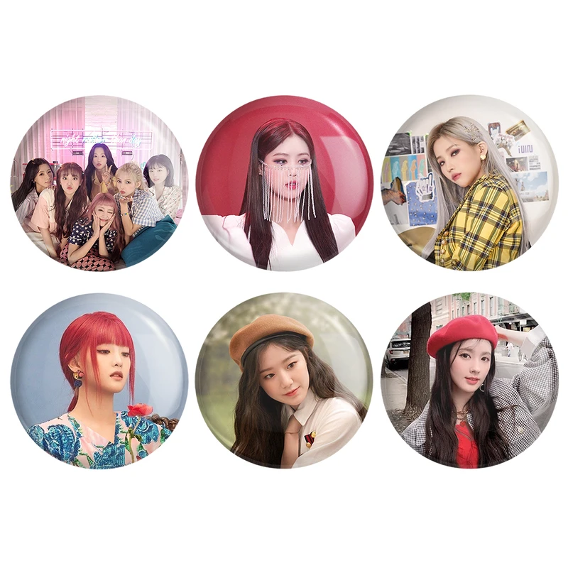 مگنت خندالو طرح گروه جی آیدل کد 537B مجموعه 6 عددی