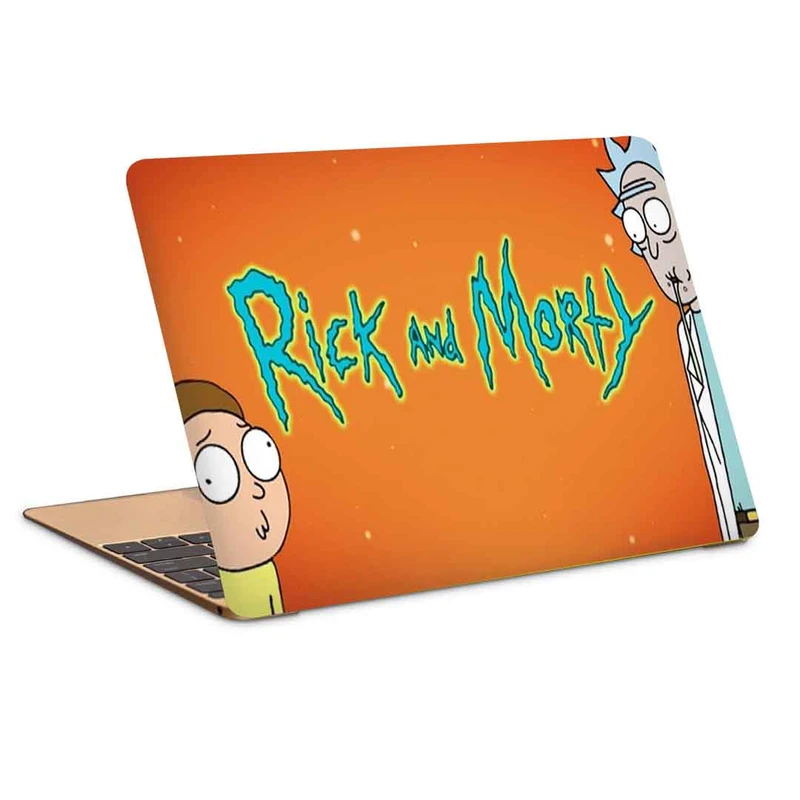 استیکر لپ تاپ طرح rick and morty 2کد c-787مناسب برای لپ تاپ 15.6 اینچ