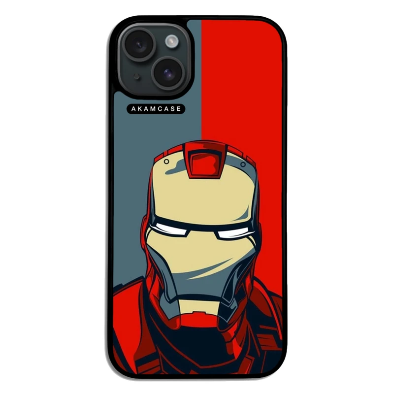 کاور آکام مدل AMC-WA15PLUS-IRON MAN6 مناسب برای گوشی موبایل اپل iPhone 15 Plus