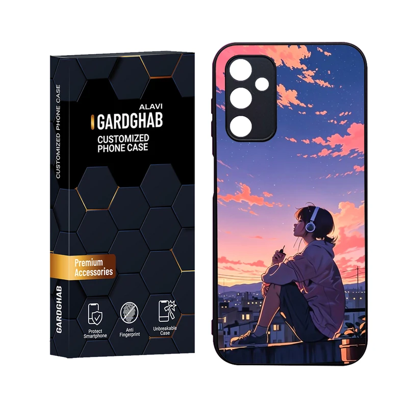 کاور گارد قاب علوی مدل Glass مناسب برای گوشی موبایل سامسونگ Galaxy A14